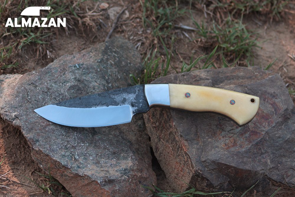 Carbon steel knife, Hunting Knife, Skinner Knife