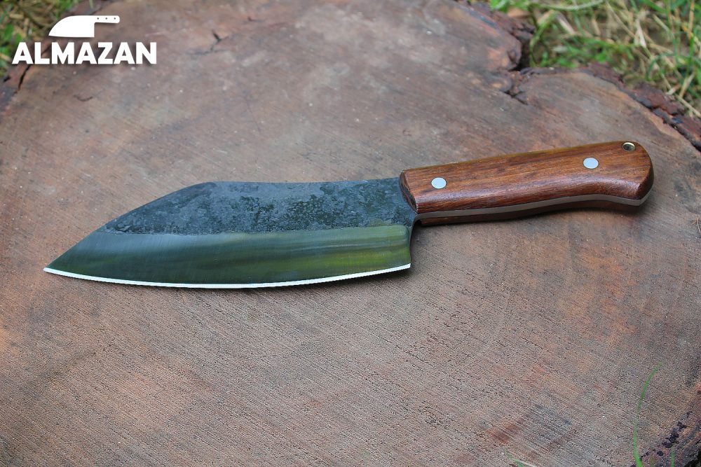 carbon steel knife, handmade knife, carbon steel knife